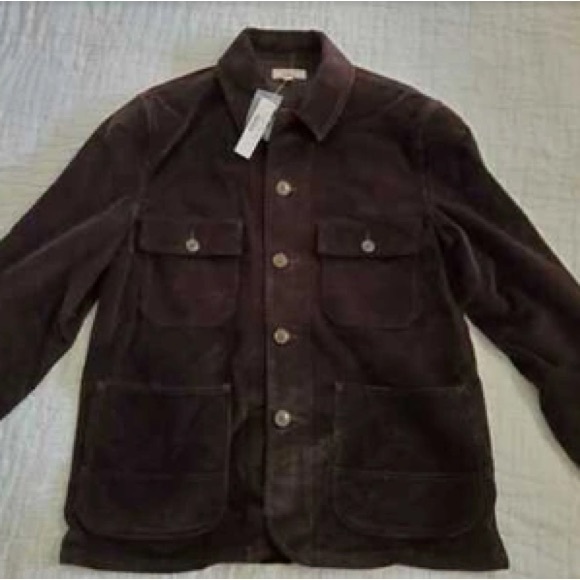 Wallace Barnes Slim-fit chore jacket dark brown corduroy - Picture 5 of 5